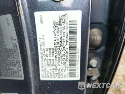 Zdjęcie 12 z 12 samochodu: 2023 HONDA ACCORD EX VIN:1HGCY1F30PA034619 - miniatura