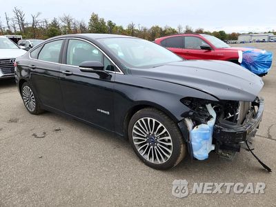 Czwarte zdjęcie samochodu z boku: 2018 FORD FUSION TITANIUM/PLATINUM HEV VIN:3FA6P0RU8JR177639 - miniatura
