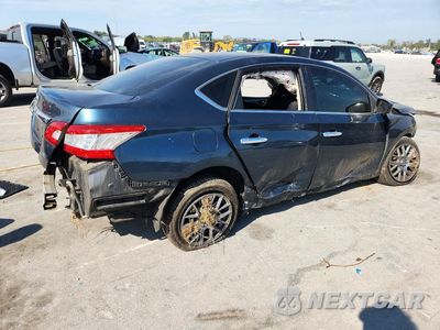 Trzecie zdjęcie samochodu z tyłu: 2014 NISSAN SENTRA S VIN:3N1AB7AP2EY331522 - miniatura