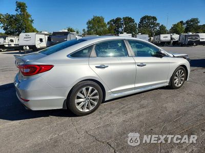 Trzecie zdjęcie samochodu z tyłu: 2017 HYUNDAI SONATA SPORT VIN:5NPE34AF5HH551336 - miniatura