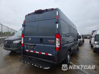 Trzecie zdjęcie samochodu z tyłu: 2021 RAM PROMASTER 3500 DELIVERY VAN VIN:3C6MRVJG7ME579752 - miniatura