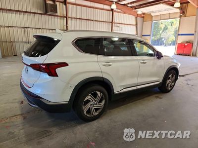 Trzecie zdjęcie samochodu z tyłu: 2021 HYUNDAI SANTA FE SEL VIN:5NMS24AJ1MH363950 - miniatura