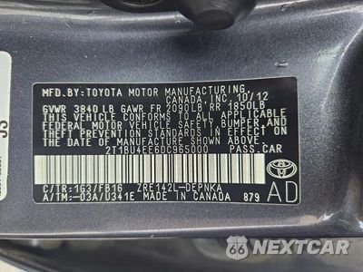 Zdjęcie 12 z 12 samochodu: 2013 TOYOTA COROLLA L VIN:2T1BU4EE6DC965000 - miniatura