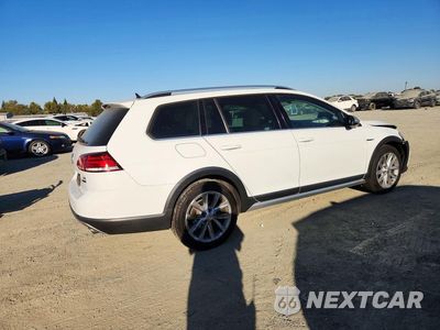 Trzecie zdjęcie samochodu z tyłu: 2018 VOLKSWAGEN GOLF ALLTRACK S VIN:3VWH17AU0JM754862 - miniatura