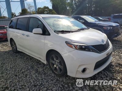 Czwarte zdjęcie samochodu z boku: 2017 TOYOTA SIENNA SE VIN:5TDXZ3DC7HS802242 - miniatura