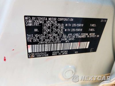 Zdjęcie 14 z 14 samochodu: 2018 TOYOTA RAV4 LIMITED VIN:JTMYFREVXJJ169769 - miniatura