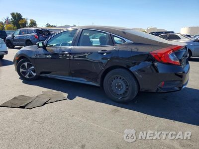Drugie zdjęcie samochodu z przodu: 2019 HONDA CIVIC LX VIN:2HGFC2F6XKH565302 - miniatura