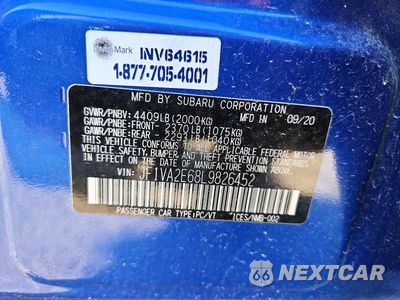 Zdjęcie 12 z 12 samochodu: 2020 SUBARU WRX STI VIN:JF1VA2E68L9826452 - miniatura