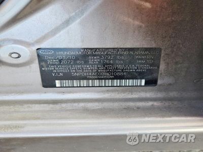 Zdjęcie 12 z 12 samochodu: 2011 HYUNDAI ELANTRA LIMITED VIN:5NPDH4AE0BH010884 - miniatura