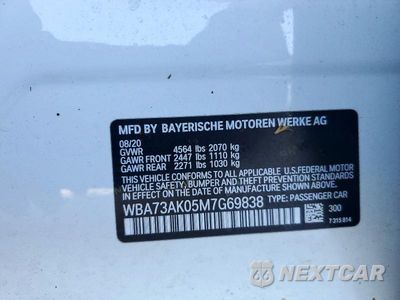 Zdjęcie 12 z 12 samochodu: 2021 BMW 228XI VIN:WBA73AK05M7G69838 - miniatura