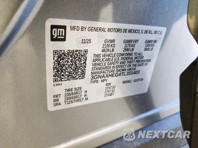 Zdjęcie 12 z 12 samochodu: 2026 CHEVROLET EQUINOX LT VIN:3GNAXHEG4TL355403 - miniatura
