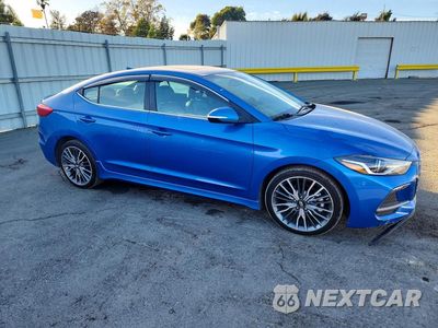 Czwarte zdjęcie samochodu z boku: 2017 HYUNDAI ELANTRA SPORT VIN:KMHD04LB2HU335489 - miniatura