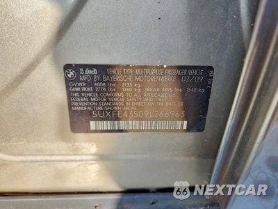Zdjęcie 13 z 13 samochodu: 2009 BMW X5 XDRIVE30I VIN:5UXFE43509L266963 - miniatura