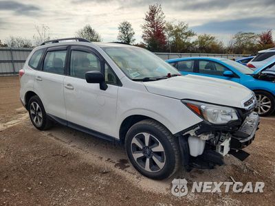Czwarte zdjęcie samochodu z boku: 2017 SUBARU FORESTER 2.5I VIN:JF2SJABC0HH482583 - miniatura