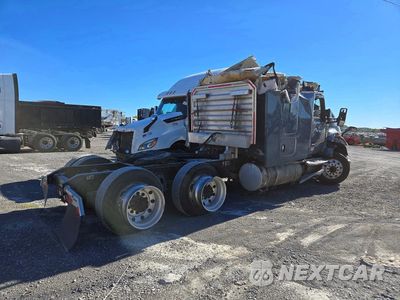 Trzecie zdjęcie samochodu z tyłu: 2022 KENWORTH T680 SEMI TRUCK VIN:1XKYD49X3NJ492463 - miniatura