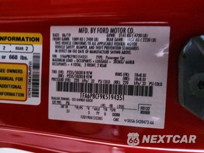 Zdjęcie 12 z 12 samochodu: 2019 FORD MUSTANG GT VIN:1FA6P8CF9K5194351 - miniatura
