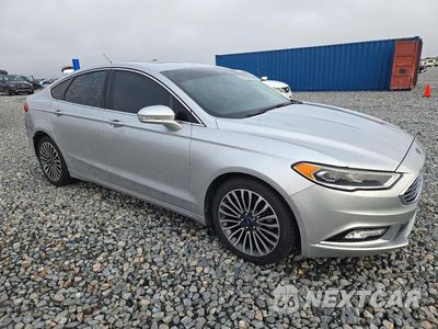 Czwarte zdjęcie samochodu z boku: 2018 FORD FUSION TITANIUM/PLATINUM VIN:3FA6P0D91JR226277 - miniatura