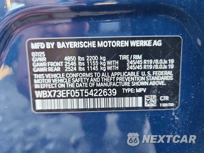 Zdjęcie 13 z 13 samochodu: 2026 BMW X1 XDRIVE28I VIN:WBX73EF05T5422639 - miniatura