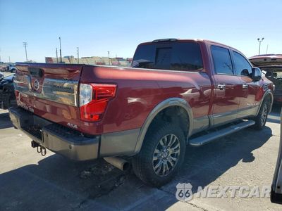 Trzecie zdjęcie samochodu z tyłu: 2016 NISSAN TITAN XD PLATINUM RESERVE VIN:1N6BA1F46GN502303 - miniatura