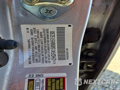 Zdjęcie 13 z 13 samochodu: 2008 HONDA CIVIC EX VIN:2HGFA15898H515230 - miniatura