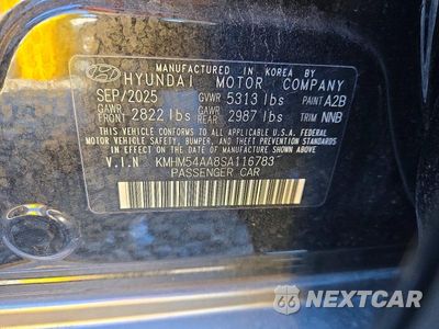Zdjęcie 12 z 12 samochodu: 2025 HYUNDAI IONIQ 6 LIMITED VIN:KMHM54AA8SA116783 - miniatura
