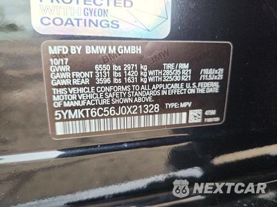 Zdjęcie 13 z 13 samochodu: 2018 BMW X5 M VIN:5YMKT6C56J0X21328 - miniatura