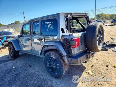 Drugie zdjęcie samochodu z przodu: 2021 JEEP WRANGLER UNLIMITED SAHARA 4XE VIN:1C4JJXP65MW642866 - miniatura