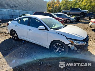 Czwarte zdjęcie samochodu z boku: 2020 NISSAN SENTRA SV VIN:3N1AB8CVXLY306396 - miniatura