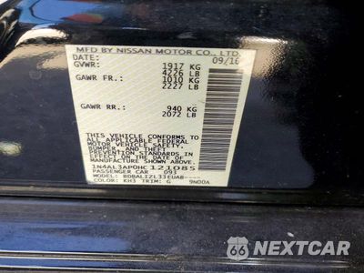 Zdjęcie 12 z 12 samochodu: 2017 NISSAN ALTIMA 2.5 SV VIN:1N4AL3AP0HC121085 - miniatura