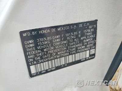 Zdjęcie 12 z 12 samochodu: 2015 HONDA FIT LX VIN:3HGGK5H57FM775988 - miniatura