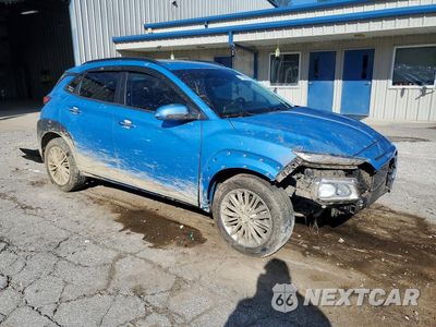 Czwarte zdjęcie samochodu z boku: 2019 HYUNDAI KONA SEL VIN:KM8K6CAA9KU382164 - miniatura