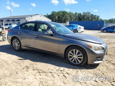 Czwarte zdjęcie samochodu z boku: 2016 INFINITI Q50 2.0T PREMIUM VIN:JN1CV7AR9GM251612 - miniatura