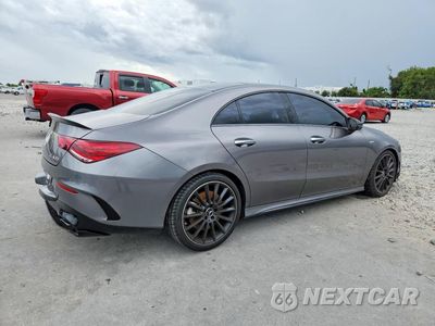Trzecie zdjęcie samochodu z tyłu: 2022 MERCEDES-BENZ CLA AMG 35 4MATIC VIN:W1K5J5BB2NN297397 - miniatura