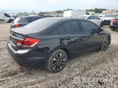 Trzecie zdjęcie samochodu z tyłu: 2015 HONDA CIVIC LX VIN:19XFB2F53FE035845 - miniatura
