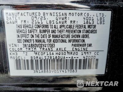 Zdjęcie 12 z 12 samochodu: 2025 NISSAN SENTRA SR VIN:3N1AB8DV0SY417083 - miniatura