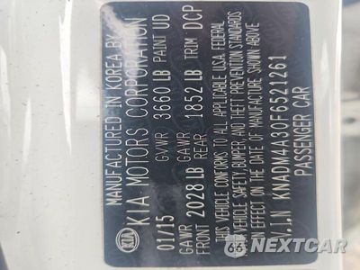 Zdjęcie 13 z 13 samochodu: 2015 KIA RIO LX VIN:KNADM4A30F6521261 - miniatura
