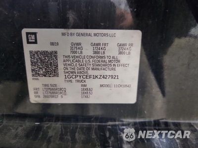 Zdjęcie 12 z 12 samochodu: 2019 CHEVROLET SILVERADO K1500 TRAIL BOSS CUSTOM VIN:1GCPYCEF1KZ427921 - miniatura