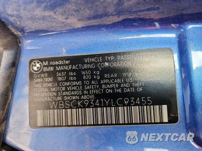 Zdjęcie 13 z 13 samochodu: 2000 BMW M ROADSTER VIN:WBSCK9341YLC93455 - miniatura