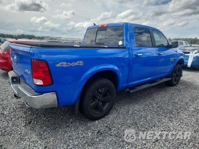 Trzecie zdjęcie samochodu z tyłu: 2018 RAM 1500 SLT VIN:1C6RR7LT9JS176117 - miniatura