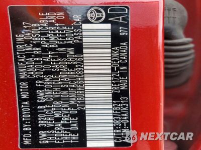 Zdjęcie 12 z 12 samochodu: 2017 TOYOTA COROLLA LE VIN:2T1BURHE6HC892760 - miniatura