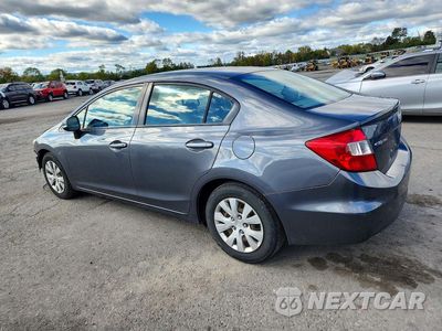 Drugie zdjęcie samochodu z przodu: 2012 HONDA CIVIC LX VIN:19XFB2F54CE313440 - miniatura
