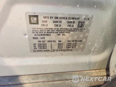 Zdjęcie 13 z 13 samochodu: 2019 CHEVROLET TRAX 1LT VIN:KL7CJLSB1KB796241 - miniatura