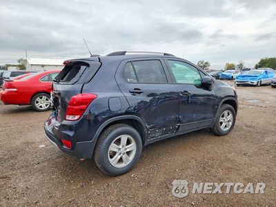 Trzecie zdjęcie samochodu z tyłu: 2022 CHEVROLET TRAX 1LT VIN:KL7CJPSM7NB558486 - miniatura
