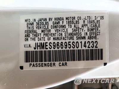 Zdjęcie 12 z 12 samochodu: 2005 HONDA CIVIC HYBRID 4D SEDA HYBRID VIN:JHMES96695S014232 - miniatura