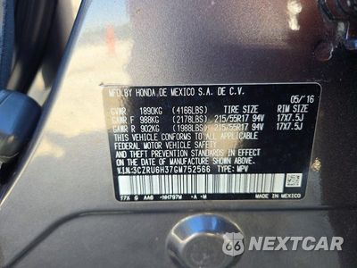 Zdjęcie 14 z 14 samochodu: 2016 HONDA HR-V LX VIN:3CZRU6H37GM752566 - miniatura