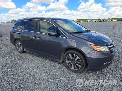 Czwarte zdjęcie samochodu z boku: 2016 HONDA ODYSSEY TOURING VIN:5FNRL5H98GB063163 - miniatura