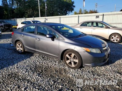 Czwarte zdjęcie samochodu z boku: 2012 HONDA CIVIC LX VIN:19XFB2F53CE375976 - miniatura