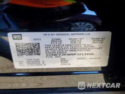 Zdjęcie 13 z 13 samochodu: 2023 CHEVROLET TRAVERSE RS VIN:1GNEVJKW5PJ213956 - miniatura