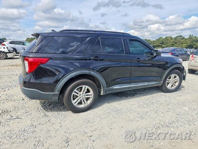 Trzecie zdjęcie samochodu z tyłu: 2021 FORD EXPLORER XLT VIN:1FMSK8DH3MGC42730 - miniatura