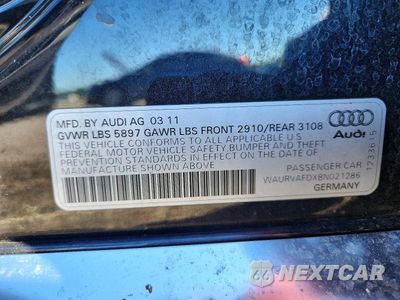 Zdjęcie 12 z 12 samochodu: 2011 AUDI A8 L QUATTRO VIN:WAURVAFDXBN021286 - miniatura